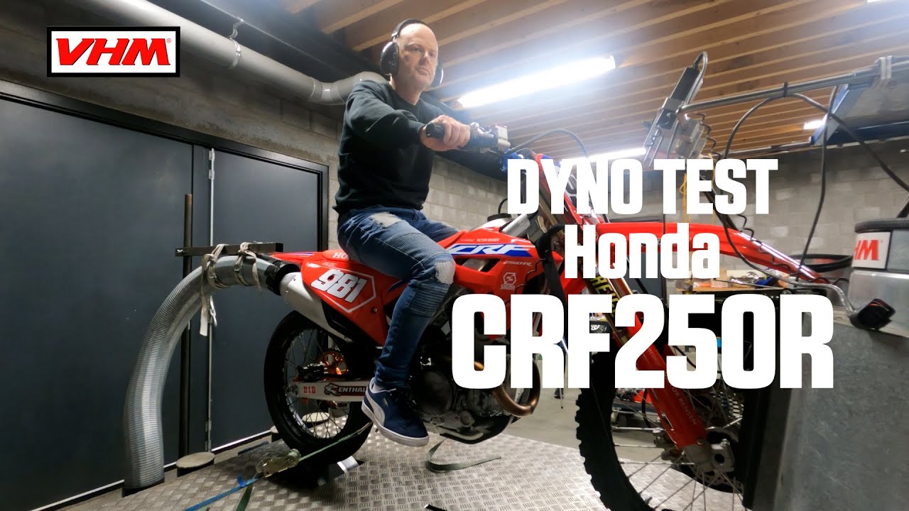 Dyno test Honda CRF250R 2022 with VHM air intake