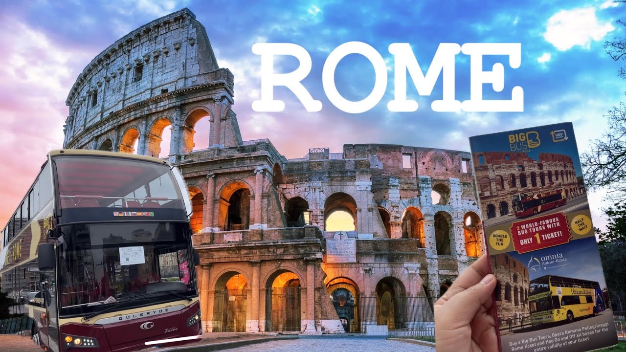 Bus Tour around Rome 🇮🇹 | Bigbus🚌