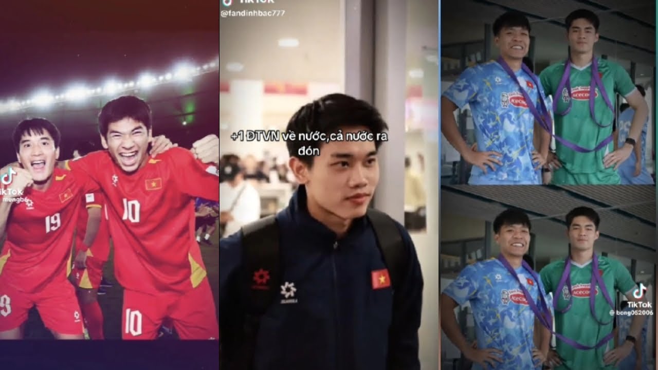Video Tiktok | Tổng hợp các video edit về Bóng đá, Cầu thủ Việt Nam 🇻🇳 ⚽ 💪🏻 [U22VN] #thinhhanh 