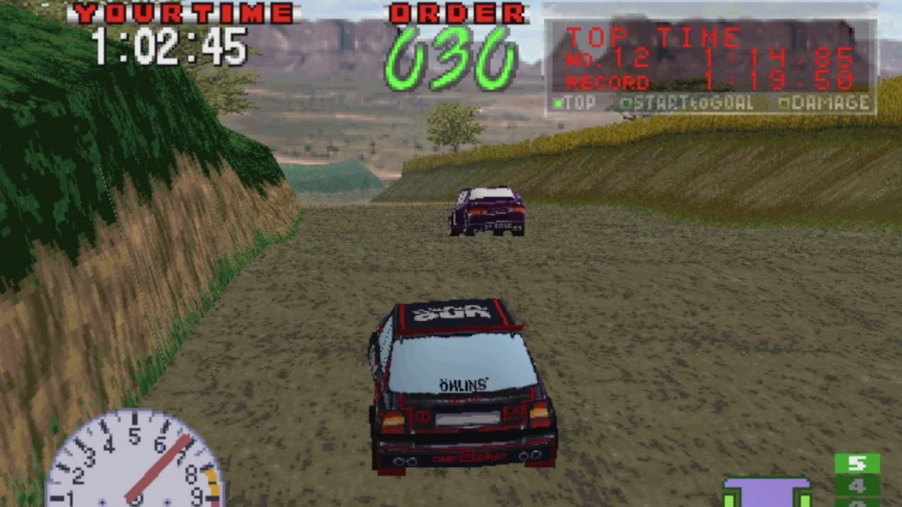 Hyper Rally (PS1) complete