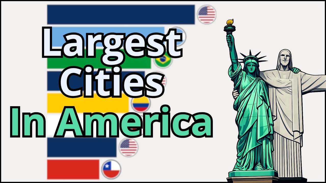 Top Largest Cities In America | 1950 - 2035