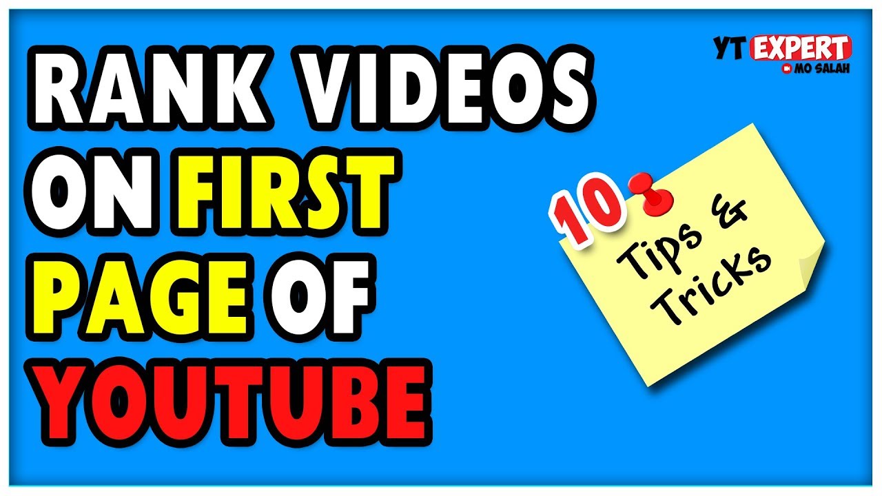 How To Rank YouTube Videos On First Page Of YouTube - 10 Tricks