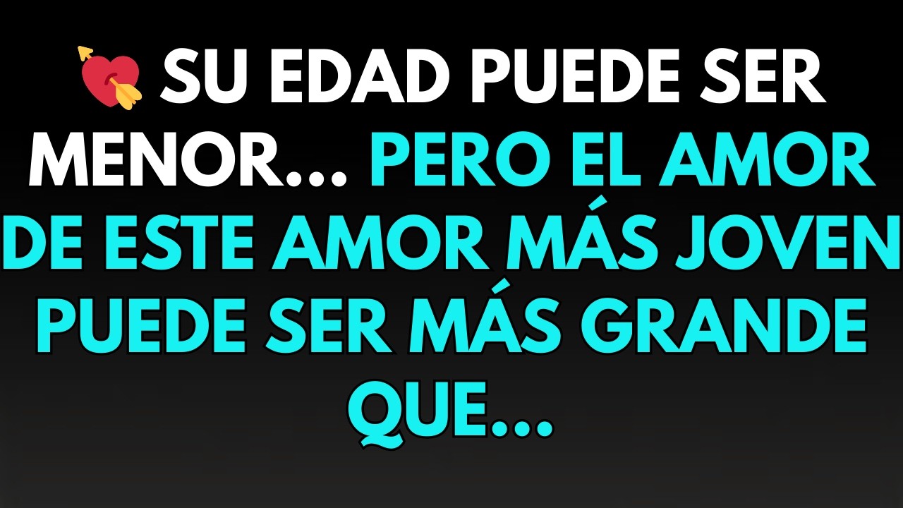 💘 Su edad puede ser menor… pero el amor de este amor más joven puede ser más grande que…