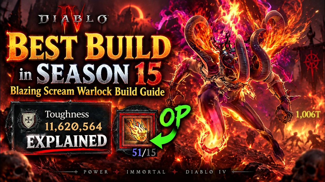BEST BUILD in Season 15 Blazing Scream Warlock Build Guide