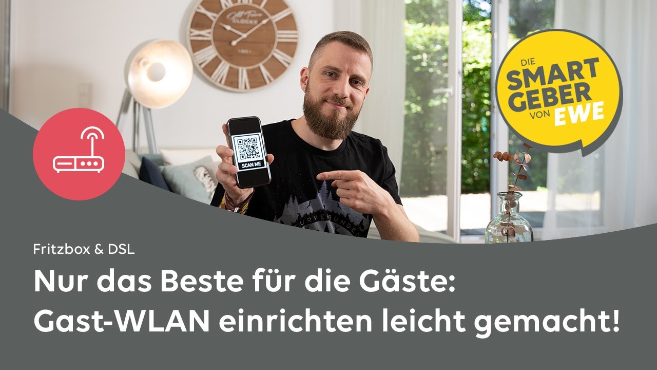 G&auml;ste-WLAN mit der FRITZ!Box einrichten: SMARTGEBER Jan zeigt wie&rsquo;s geht!