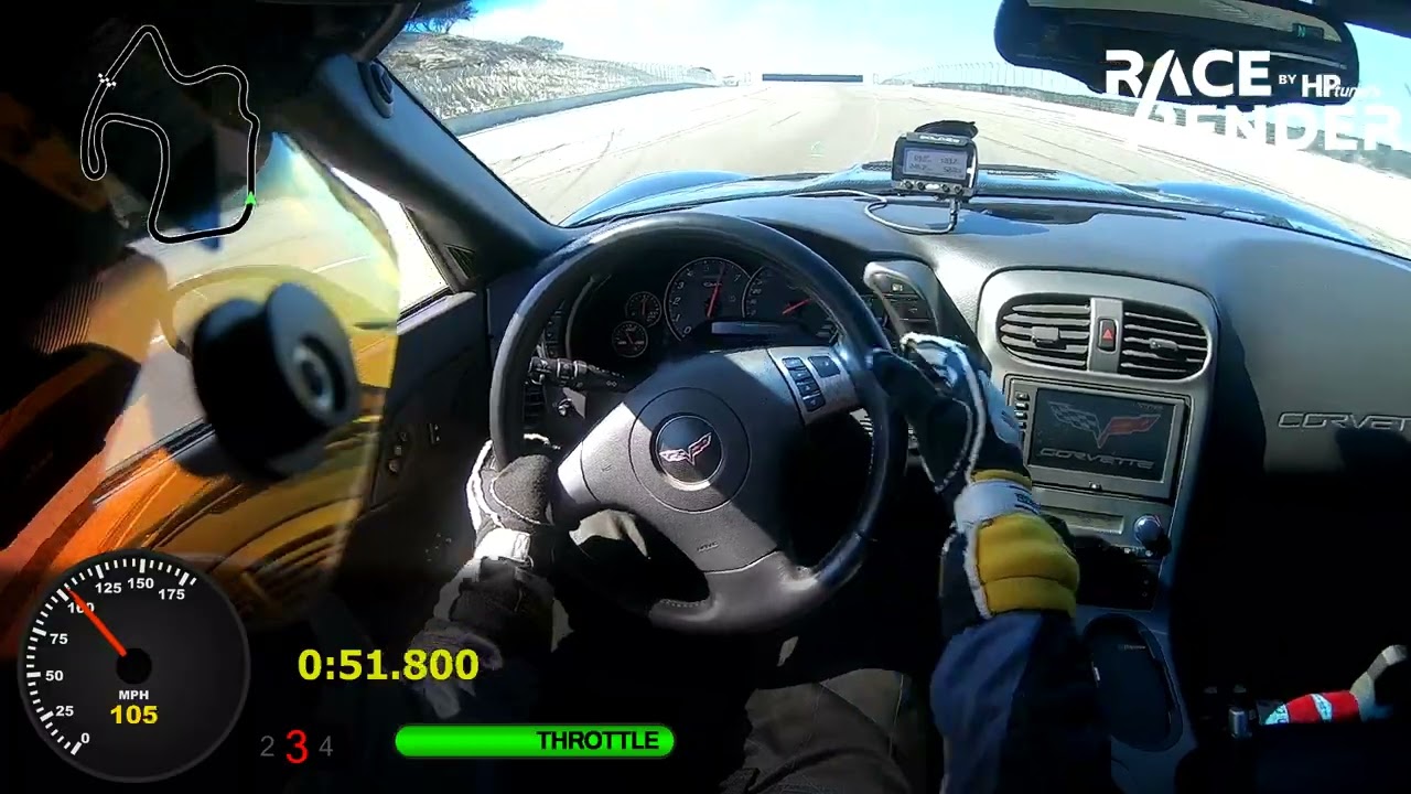 C6 Z06 - Laguna Seca 1:32.05 Lap