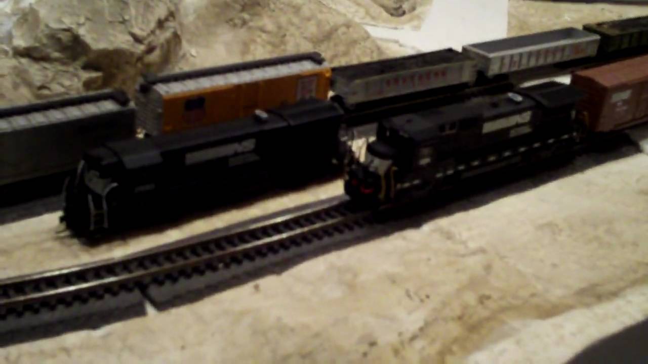 My N Scale Train Layout!  First ever video of it!