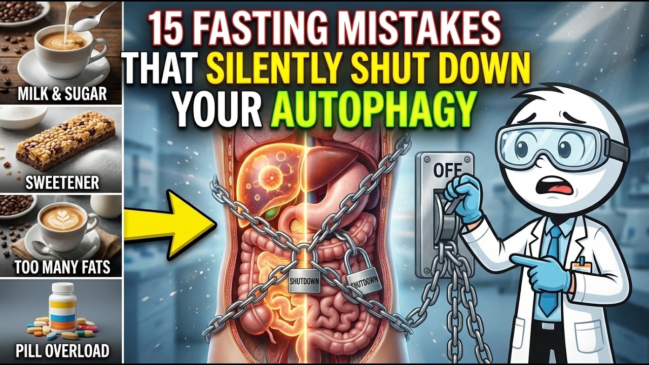 15 Fasting Mistakes That Silently Shut Down Autophagy | Science Explained