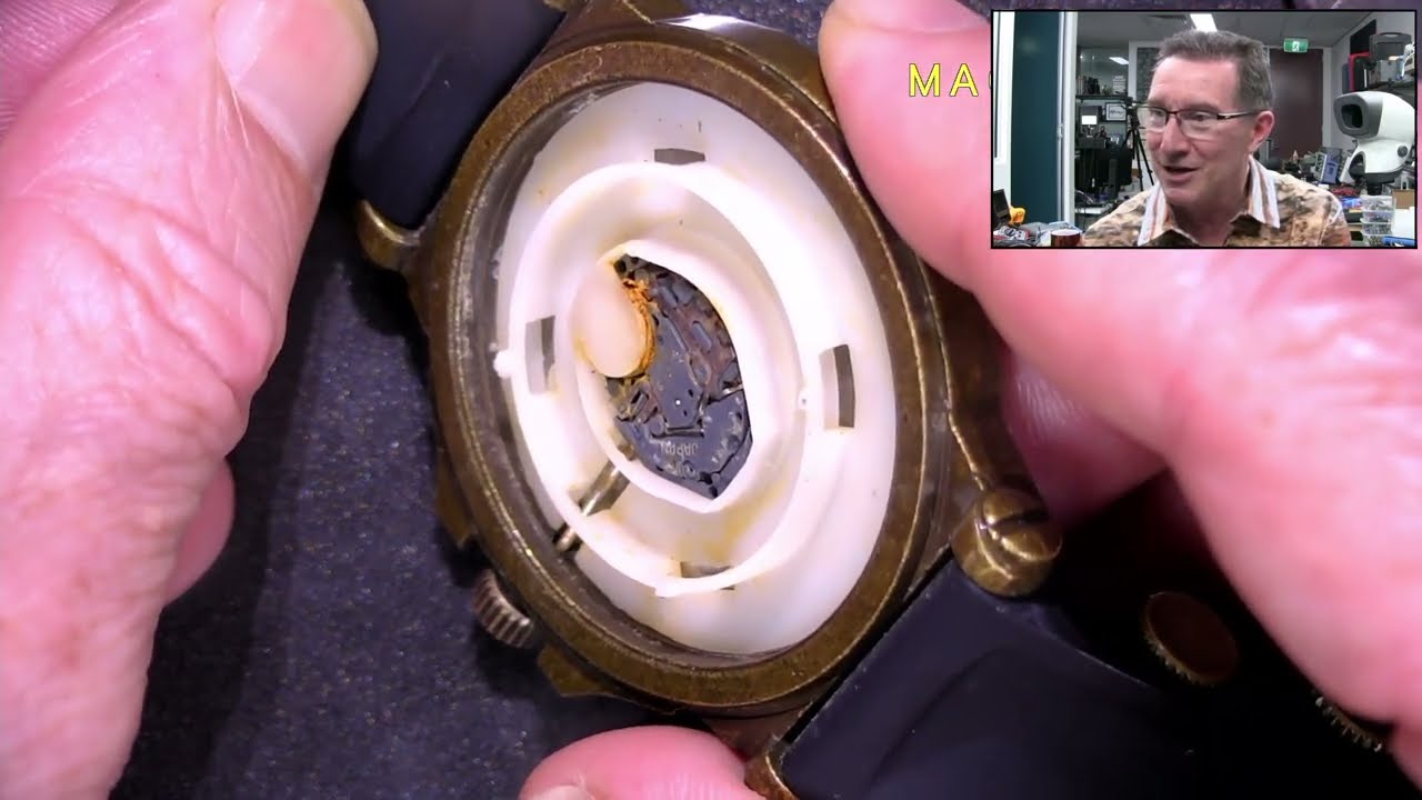 Zelda Watch Bodge Repair After Chlorine Pool Dunking