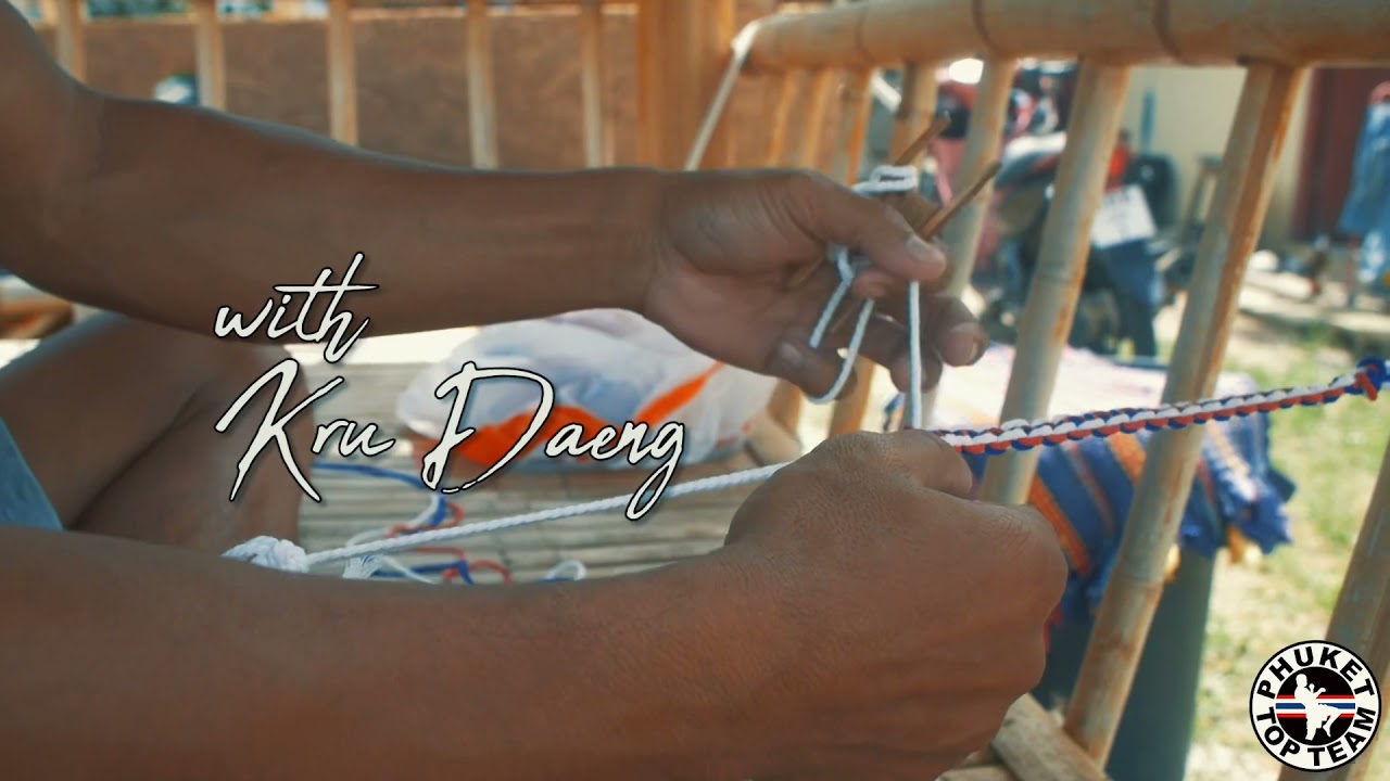 How to make Hand crafted Muay Thai Prajeet from Kru Daeng PhuketTopTeam