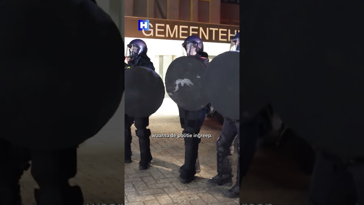 Demonstratie in Uithoorn tegen azc loopt uit de hand