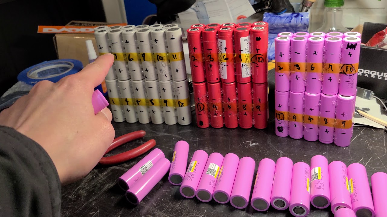 21700 vs 20700 vs 18650 diy skateboard battery comparison!