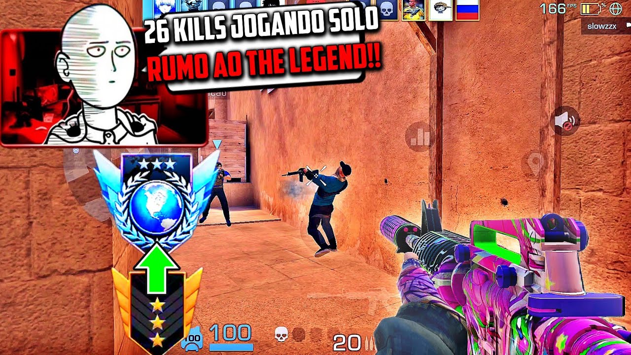 26 KILLS SOLO RUMO AO LEGEND | ROG PHONE 6 165 FPS - STANDOFF 2