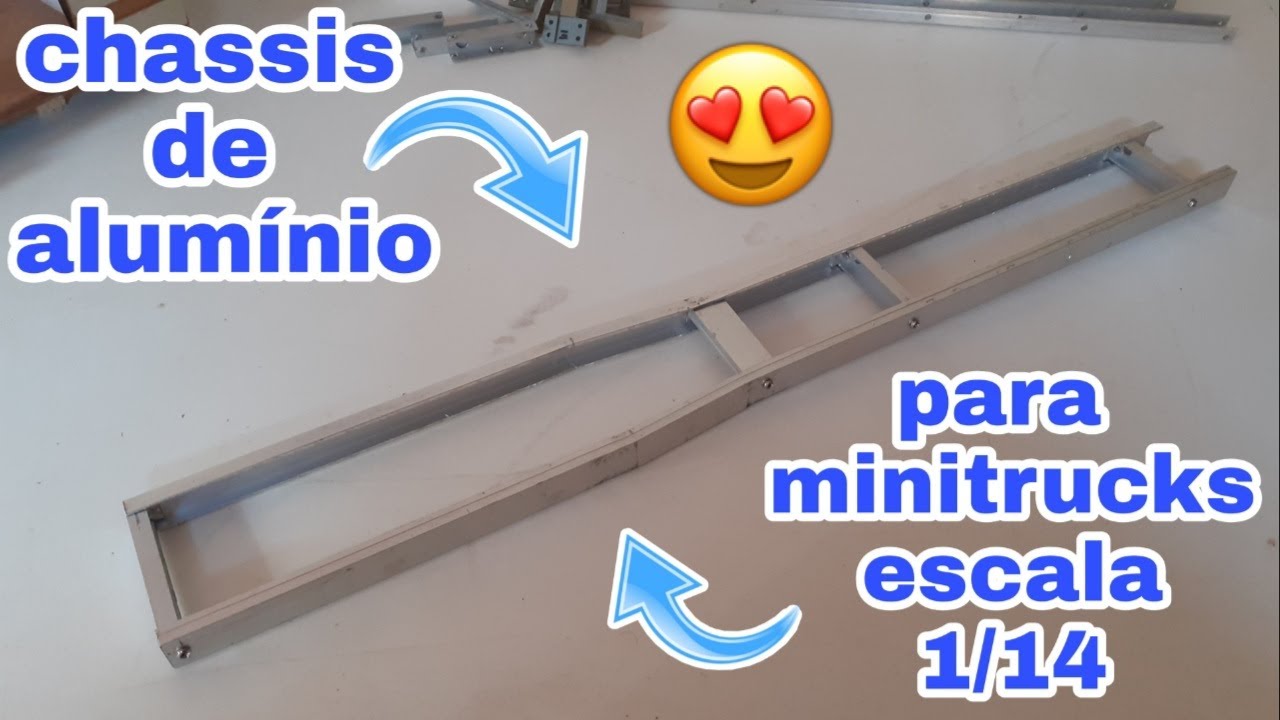 chassis de alumínio passo a passo (1° vídeo da série miniatura quase que perfeita)