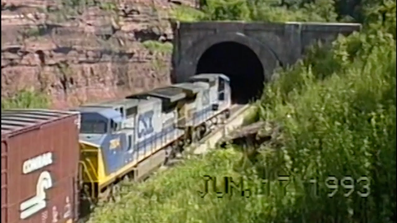 1993_06_17 CSX Sand Patch PA Summit Tunnel Helpers