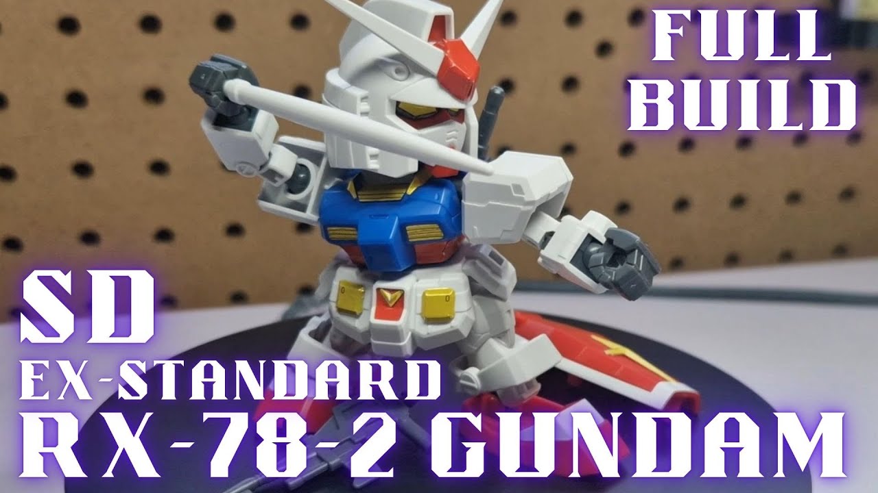 Building My First SD Gundam — Tiny Kit, Big Fun! (RX-78-2 SD Build)