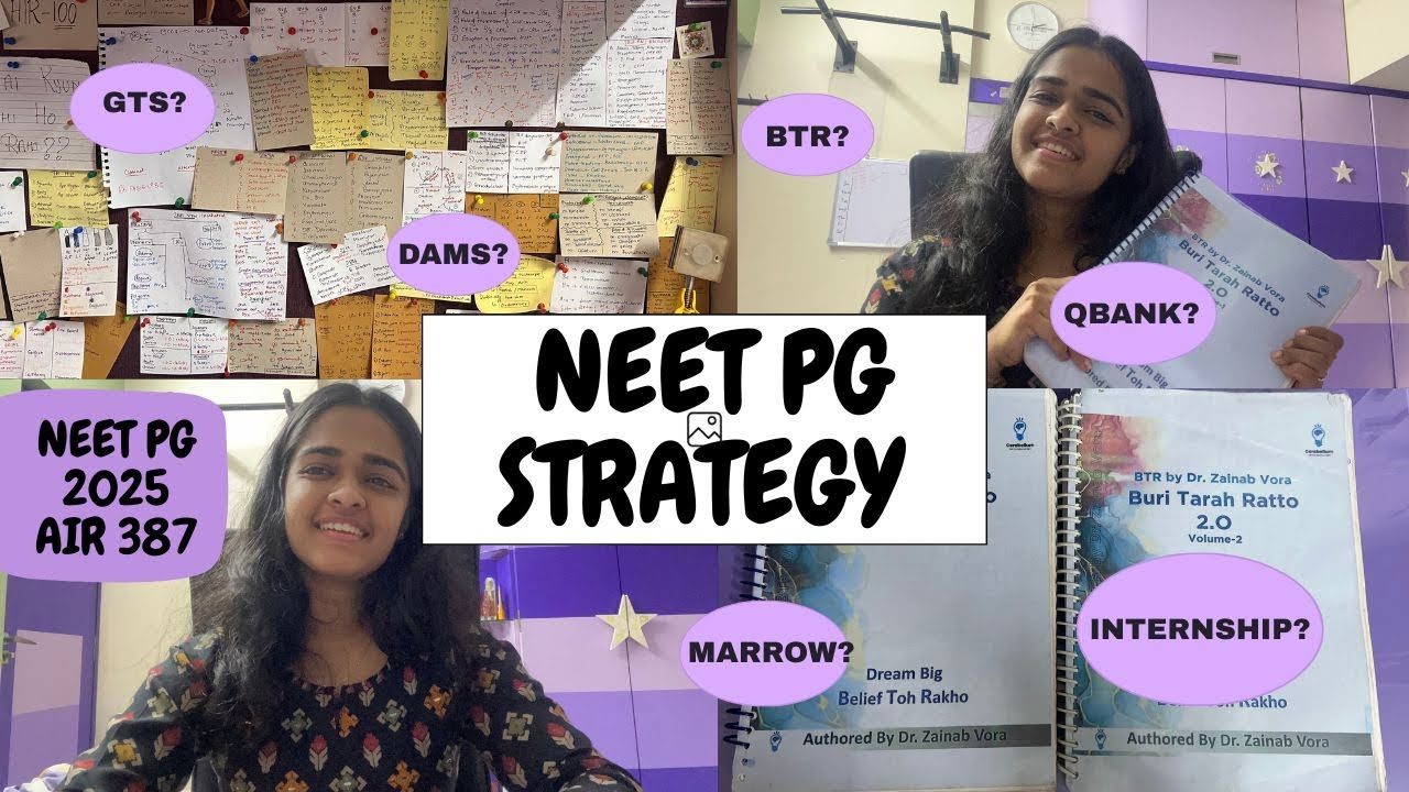 AIR 387!  NEET PG 2025 Prep Strategy - What Worked For Me