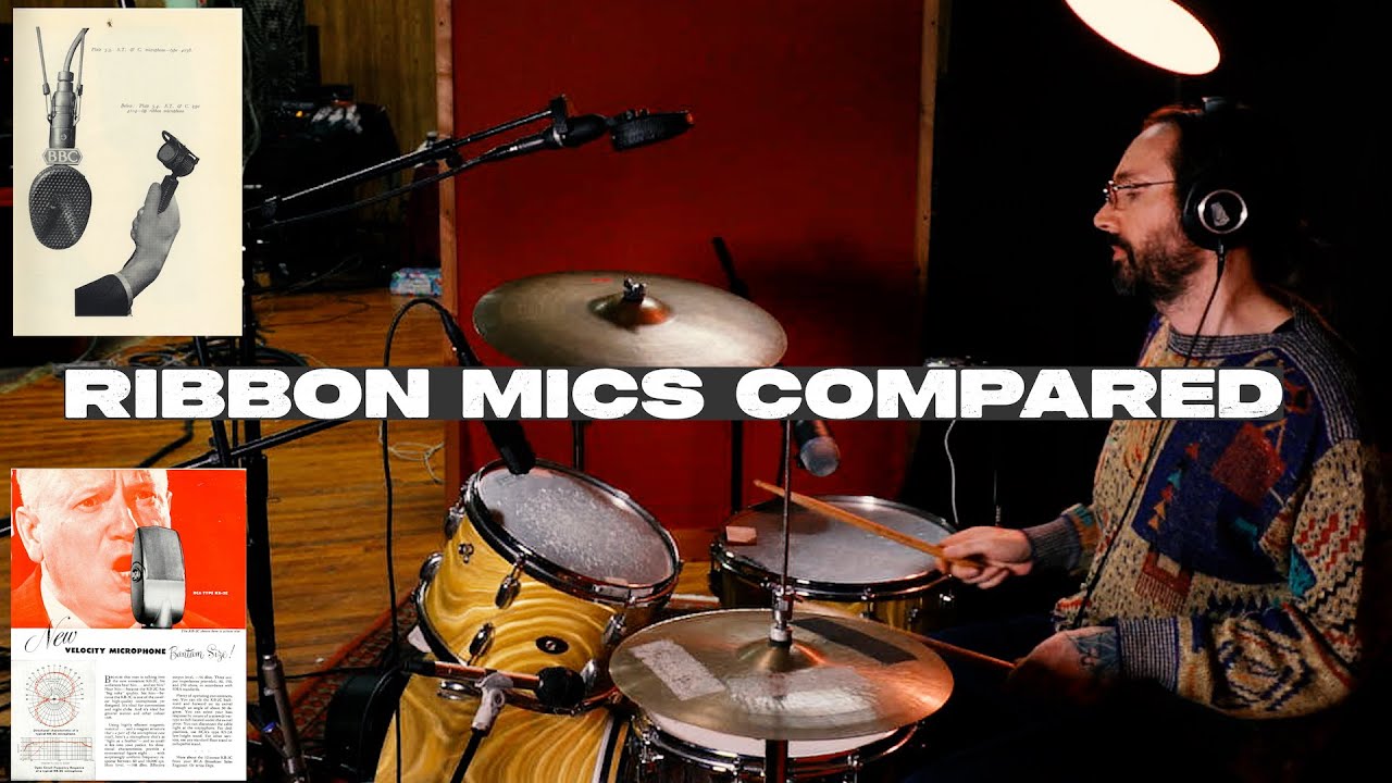 Ribbon Mic Drum Overhead Comparison – Vintage vs Modern