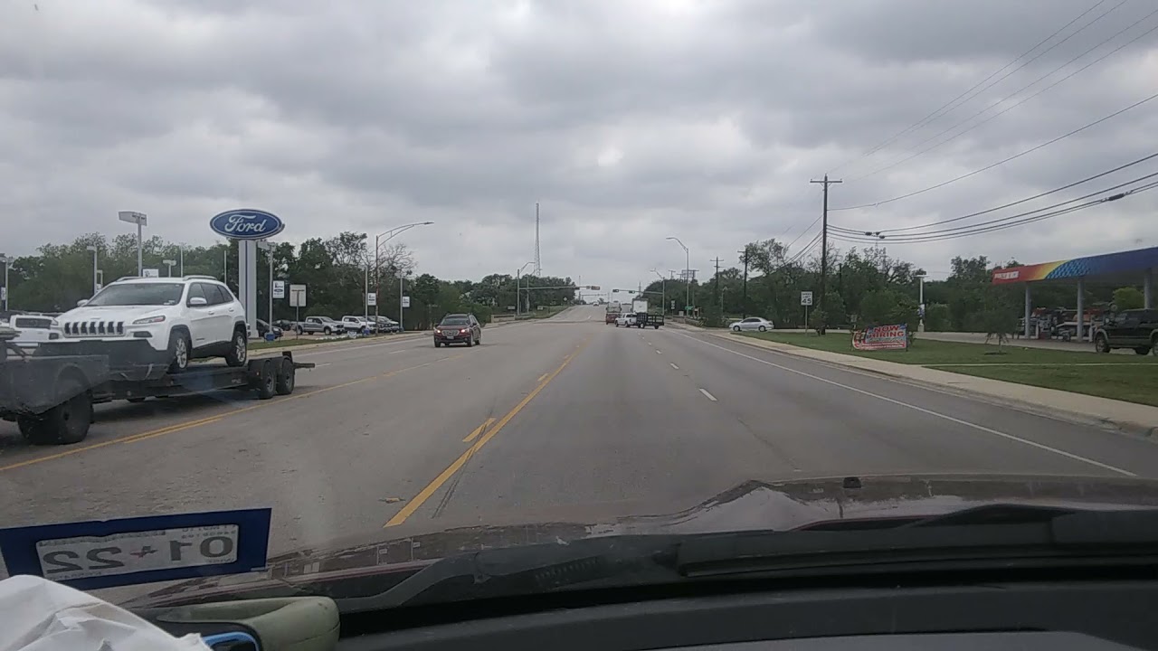 Driving thru Lampasas Texas #Rvlife #Fulltimervliving #Lampasastexas #Us281