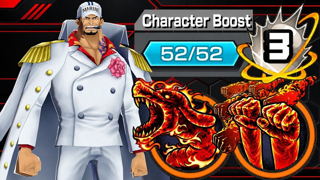 BOOST 4 AKAINU GAMEPLAY | ONE PIECE BOUNTY RUSH | OPBR
