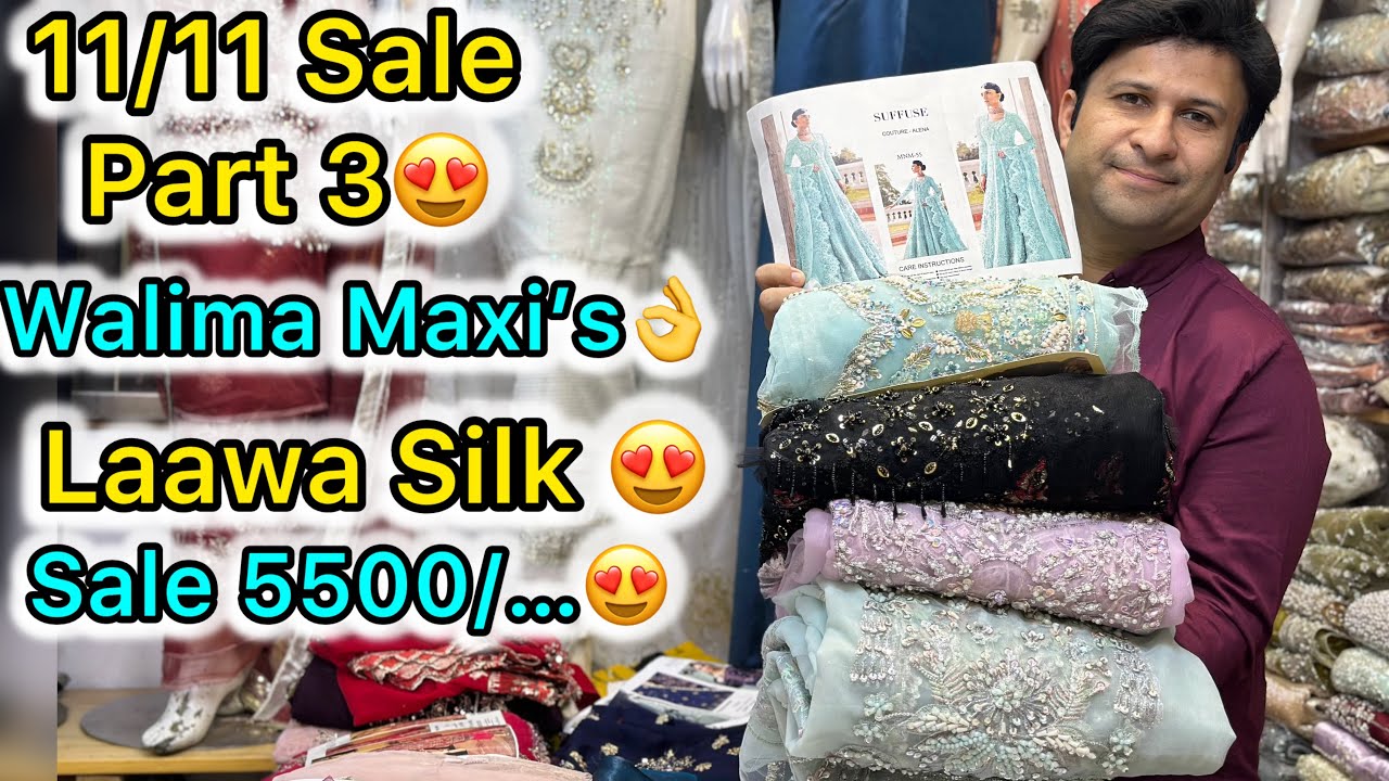 Walima Special😍Maria~B Luxury Bridal Dresses 👌New Arrival❤️Tussel Silk✅Barat 😍Nikkah💕Mehndi Dresses