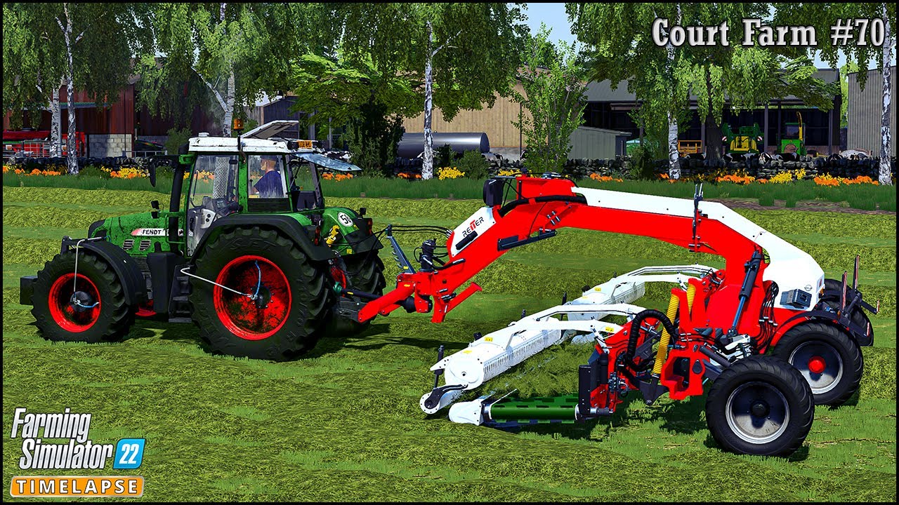 HAULING SILAGE BALES. SPREADING SLURRY. MAKING HAY | #CourtFarm Ep.70 | Farming Simulator 22