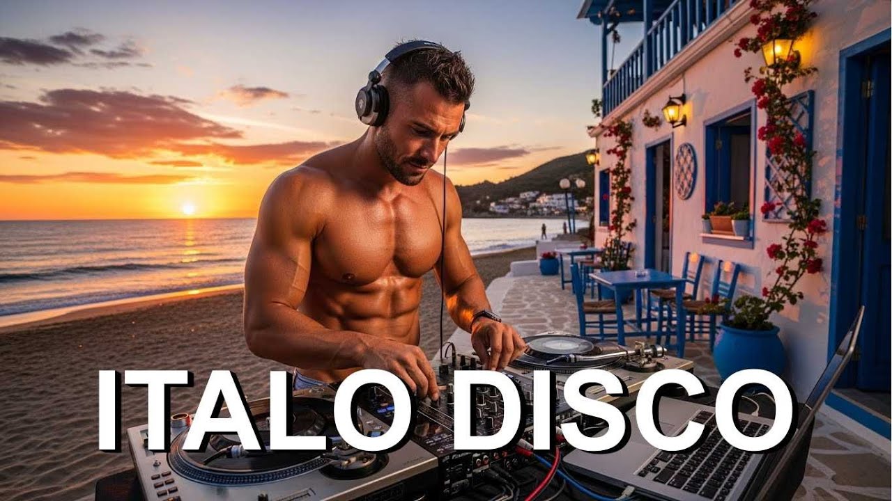 🌴 Italo Disco Summer Vibes 🎧 80s DJ Mix | Retro Beach Party Night Energy