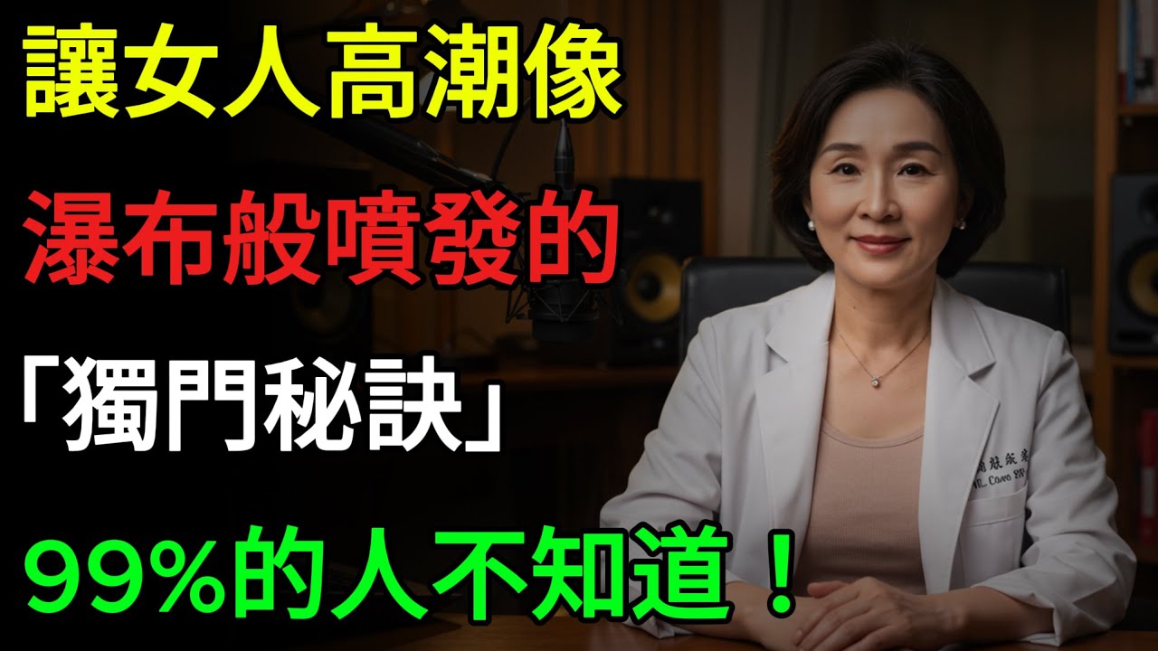 「這個秘密，99%的人都不知道！」讓女性高潮如瀑布般噴發的「獨門秘訣」