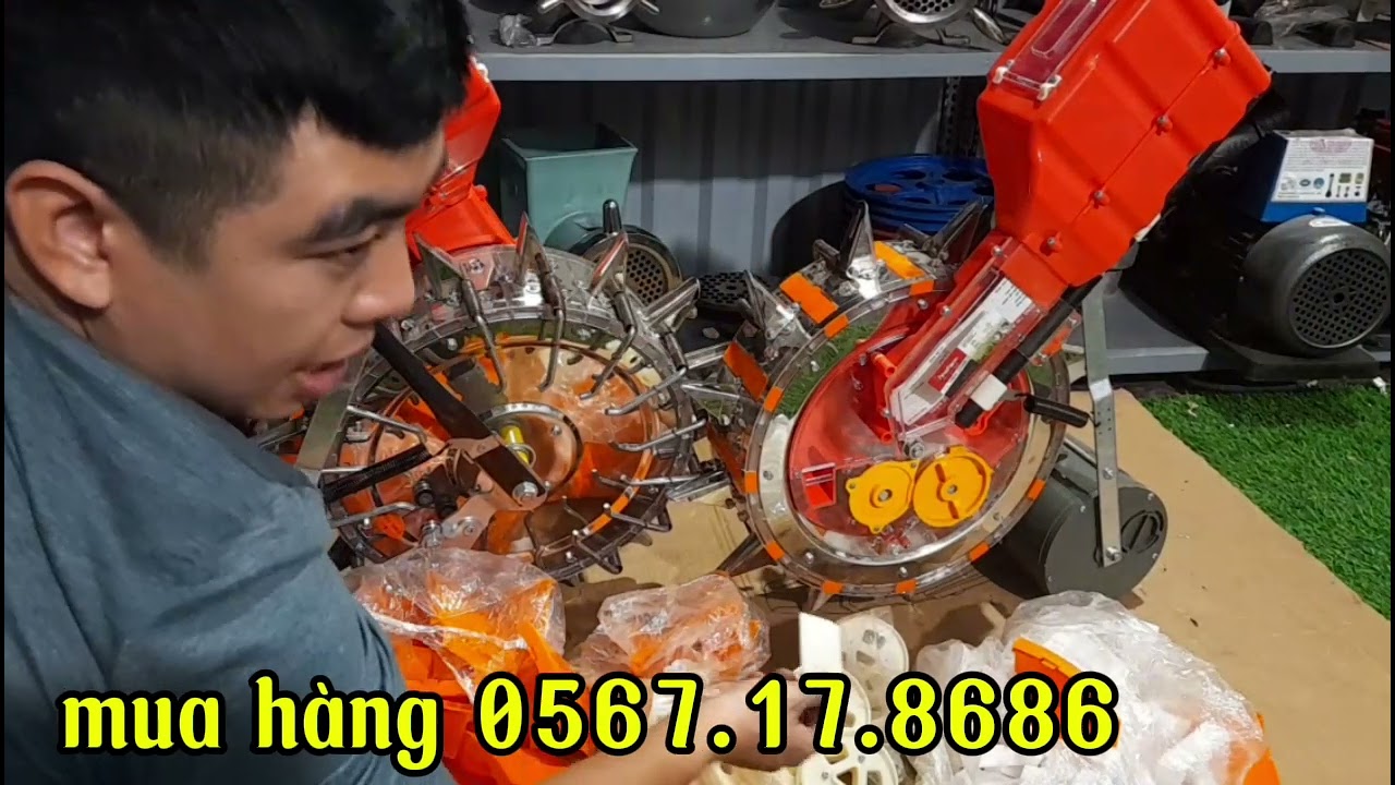 Máy gieo hạt- máy tỉa bắp- máy tỉa ngô- máy tra đậu- mây tra lúa- máy bỏ bắp- máy lăn bắp 12 16 mỏ