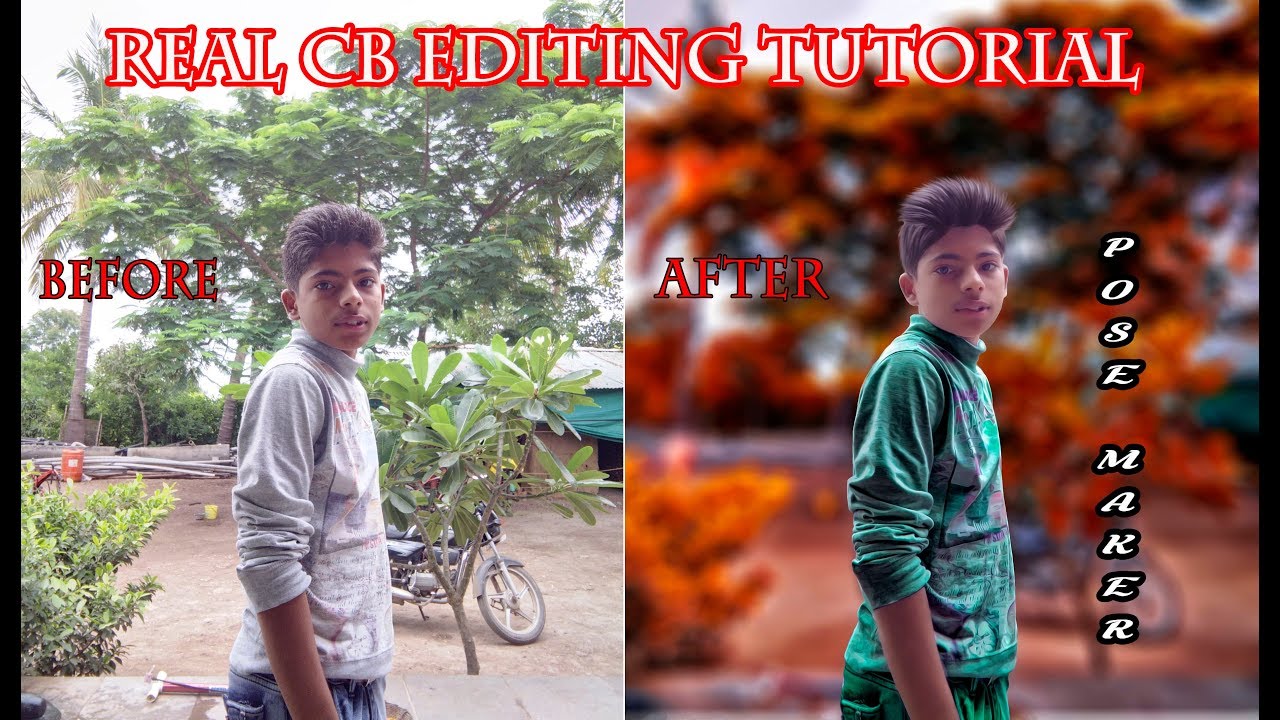 #Real CB Editing Tutorial 2018 | Make CB Hair Style and Oil Paint Photo | Real CB Editing#