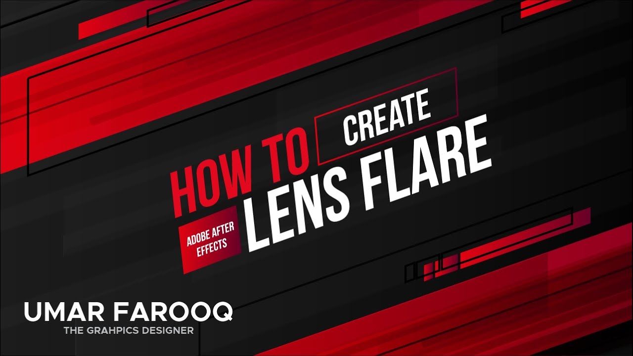 How to Create Lens Flare in Adobe After Effects || AFTER EFFECTS 2022 || Hindi/Urdu#aftereffects#ae