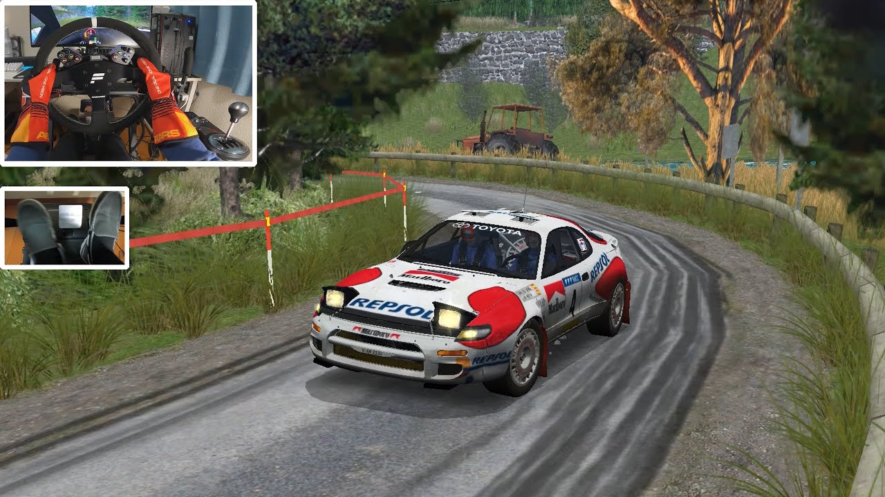 Toyota Celica ST185 Gr.A MAX ATTACK | Ралли Ричарда Бернса (RSF) | CSL DD + TH8A