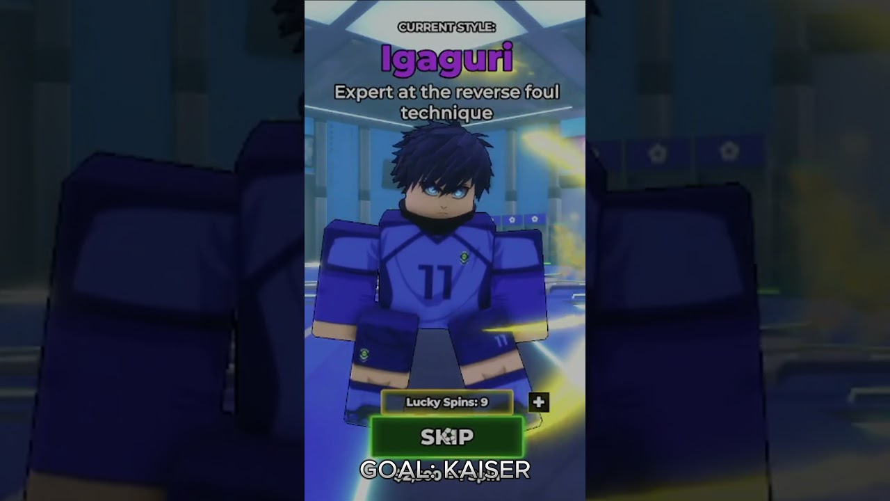 Blue Lock Rivals Spinning 5 Lucky Spin #roblox #bluelock #bluelockrivals