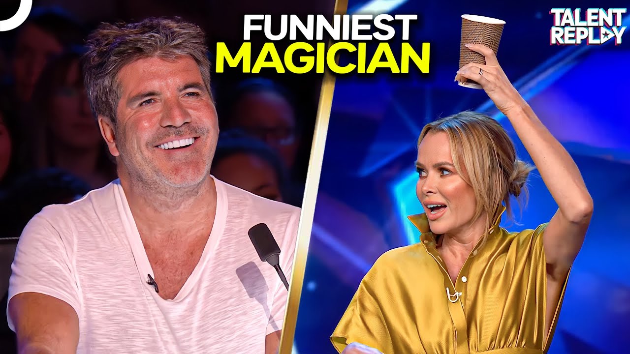 When The Magic Is Funny... Here Comes The 4 YESES! | Britain's Got Talent