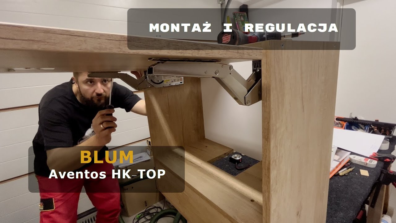 BLUM Aventos HK-TOP | Montaż i regulacja