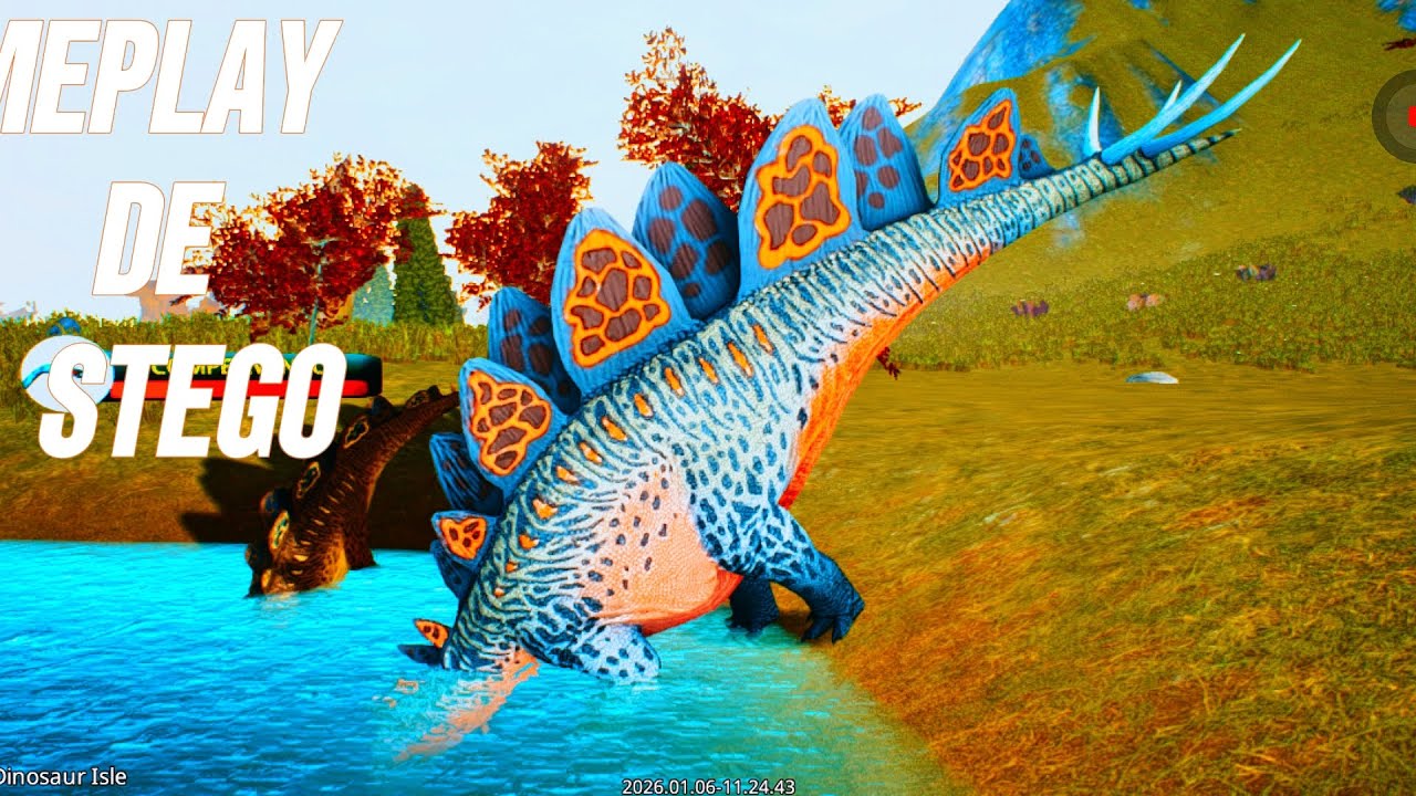 GAMEPLAY de Stegosaurus, teve muitas migrações [the cursed isle]