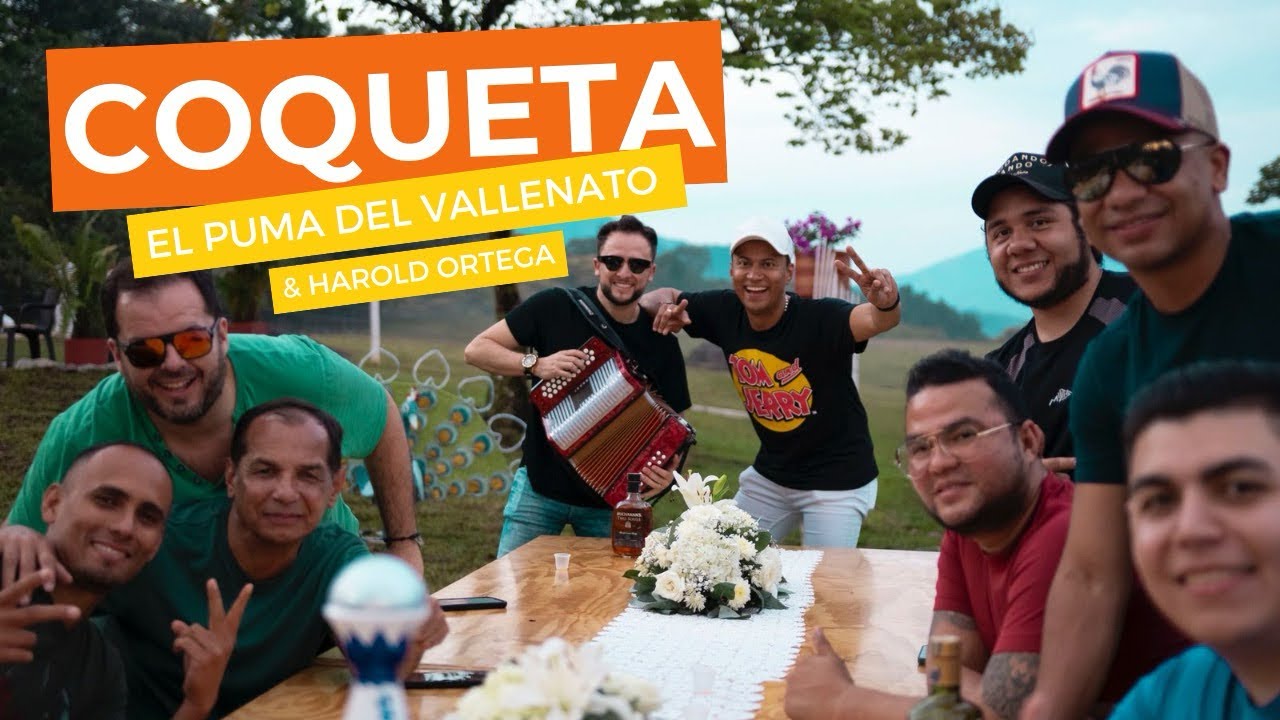 Coqueta (Versión Vallenato) - El Puma Del Vallenato & Harold Ortega / Homenaje.