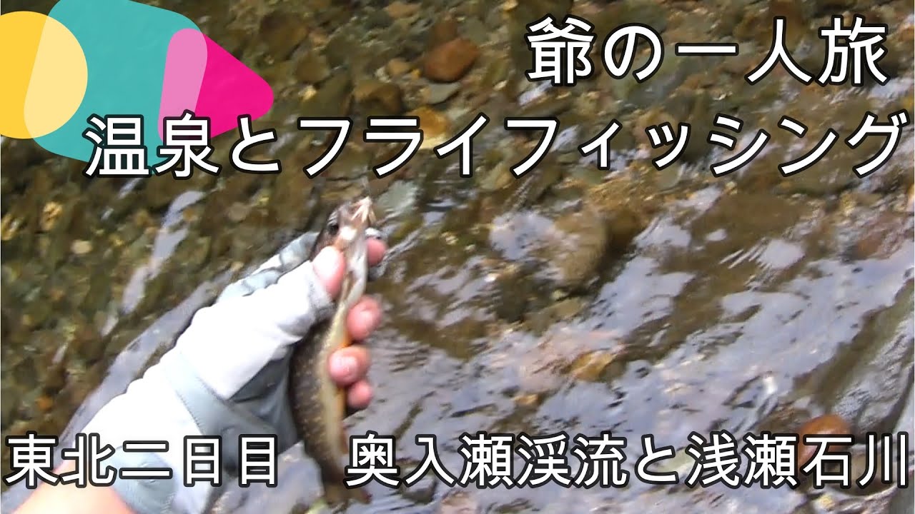 67歳爺の釣り旅。温泉とフライフィッシング北東北5泊6日の旅。二日目は蔦川、奥入瀬渓流、浅瀬石川。