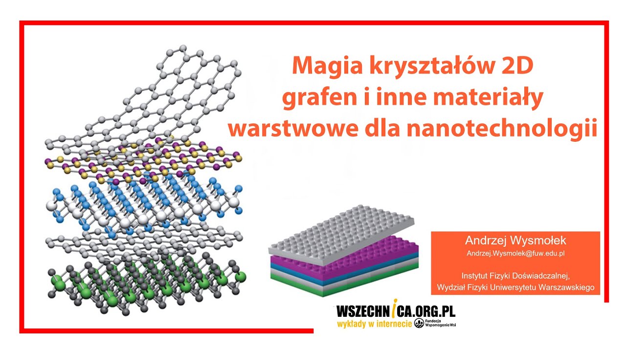 Magia kryształów 2D - grafen i inne materiały warstwowe dla nanotechnologii - prof. Andrzej Wysmołek