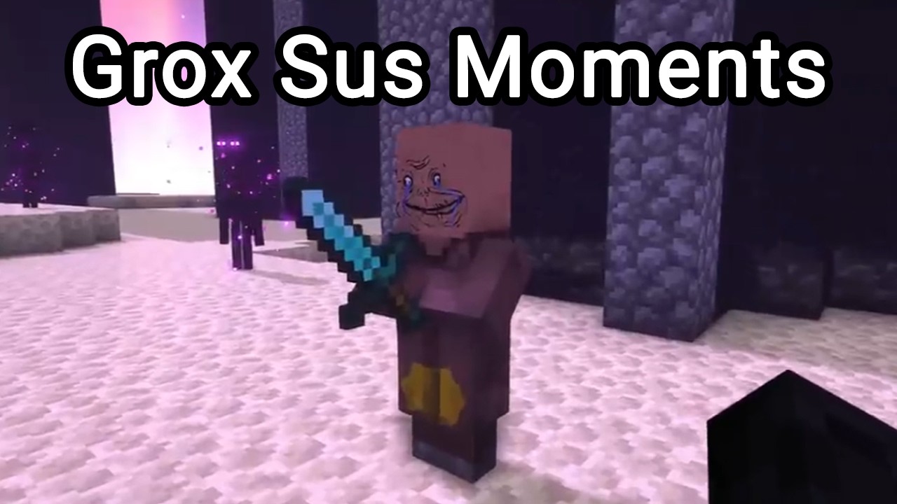 Grox Being Sus For 3 Minutes In Speedrunning Minecraft