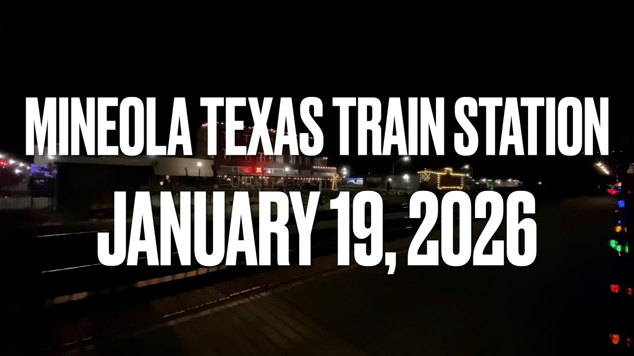 Mineola Texas Train Station Camera4 January 19, 2026 4K 30fps