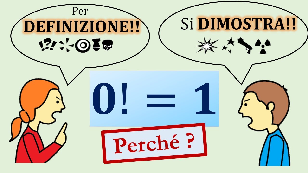 FATTORIALE: perché 0!=1