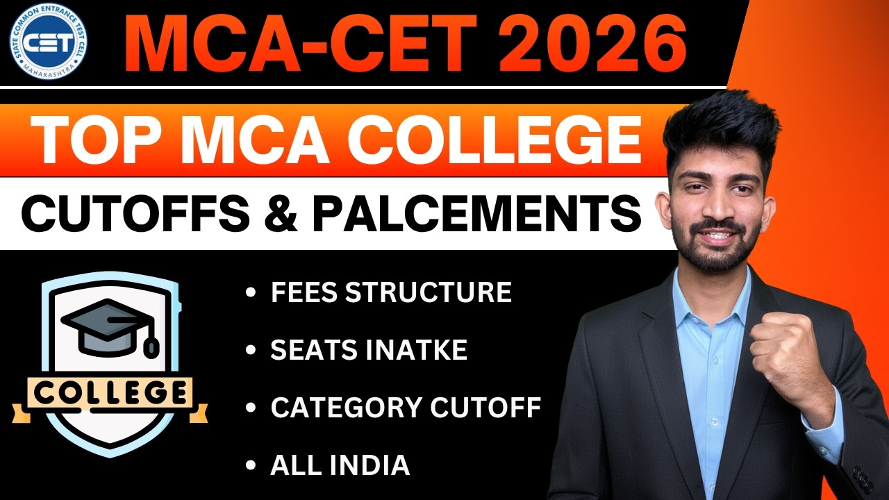 Percentile wise MCA Top College 2026 | Best Mca Colleges in Maharashtra 2026