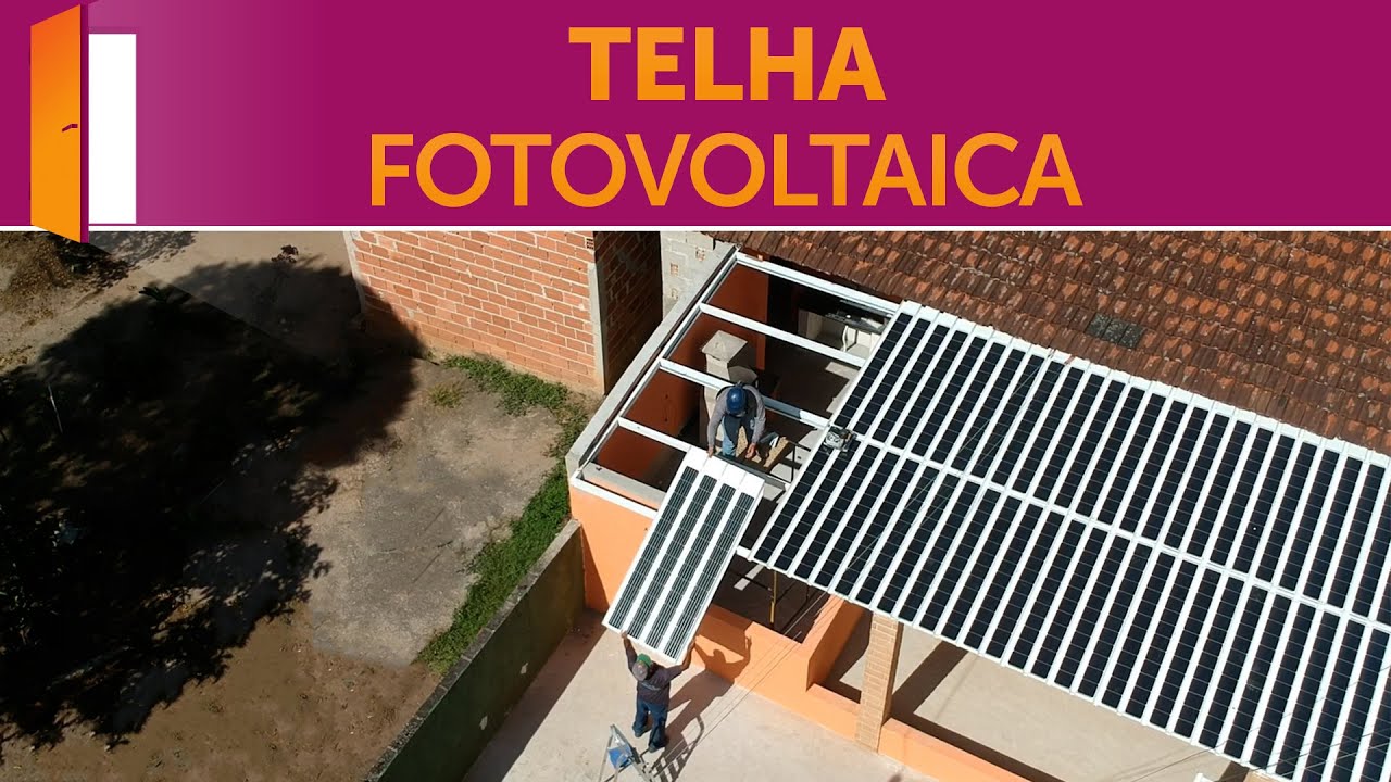 Telha fotovoltaica • Como funciona?