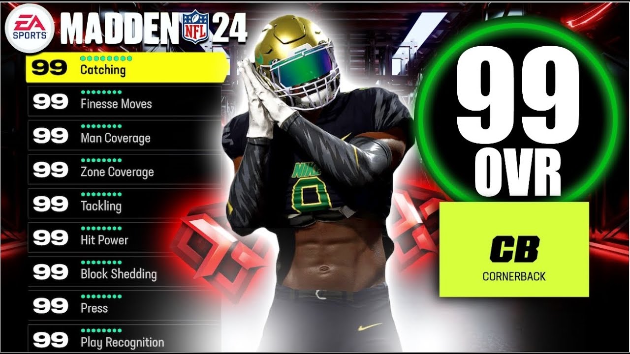 *BEST* LOCK BUILD IN MADDEN 24 SUPERSTAR! BEST CB BUILD! 6'7 DEMI GOD! | ESG 24