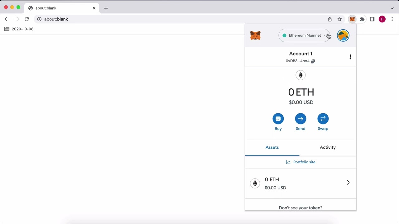 No.2: Create Multiple Accounts in a Metamask Wallet