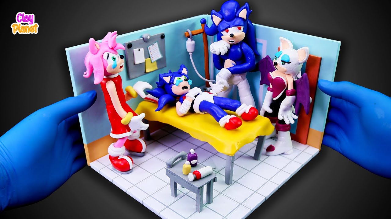 Sorry Baby Sonic, Please Come Back Family!!! -Sonic the Hedgehog Clay -Poor Sonic Life | Clay Planet