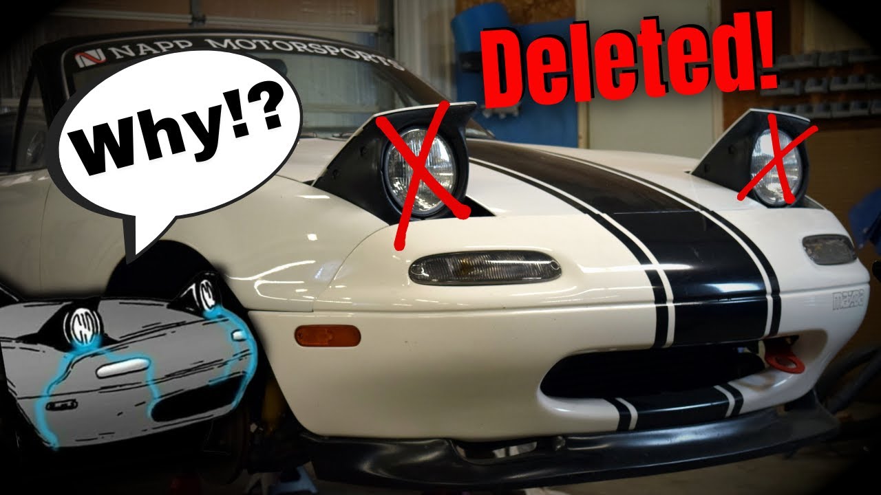 We do the UNTHINKABLE - Popup Headlight Delete