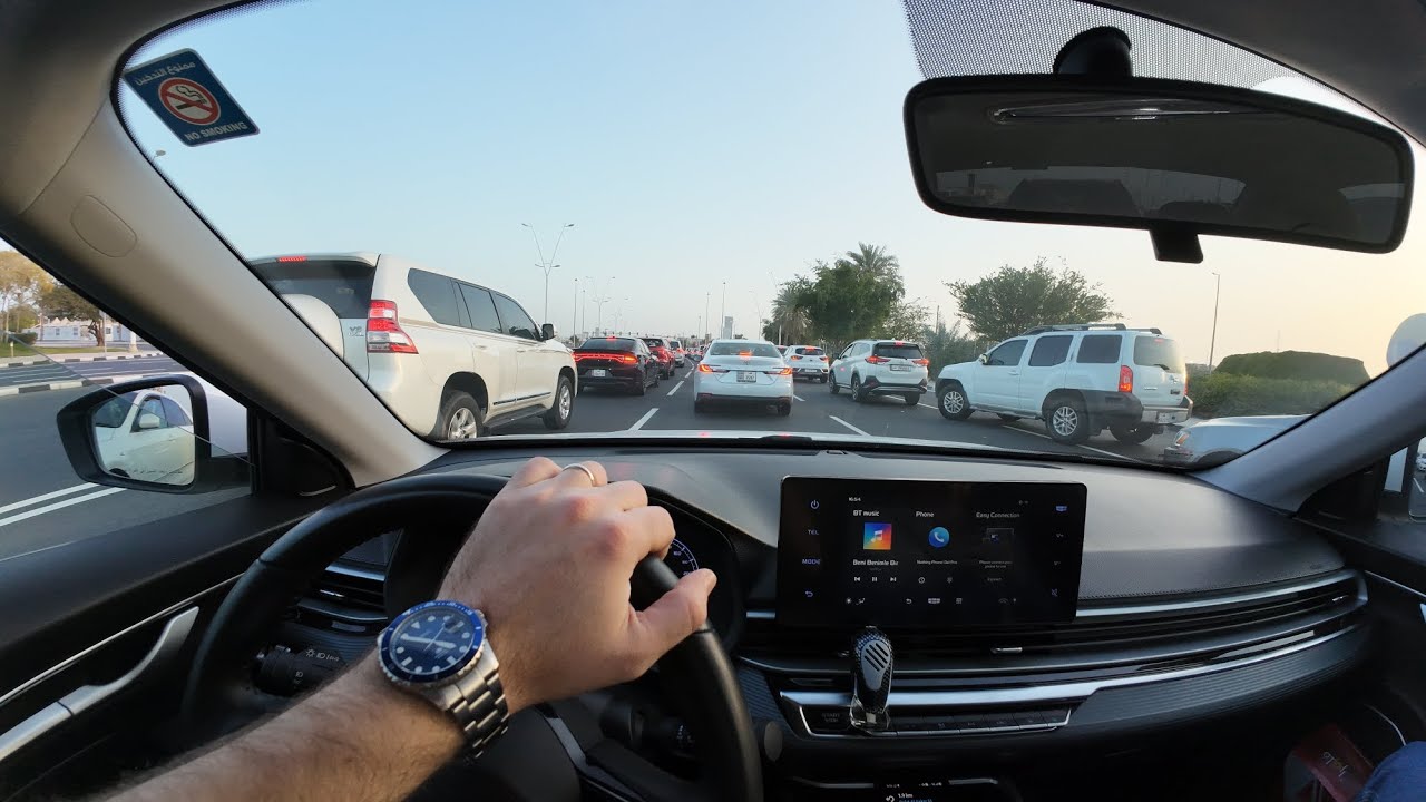 POV :You Are  Driving A Car in Qatar 