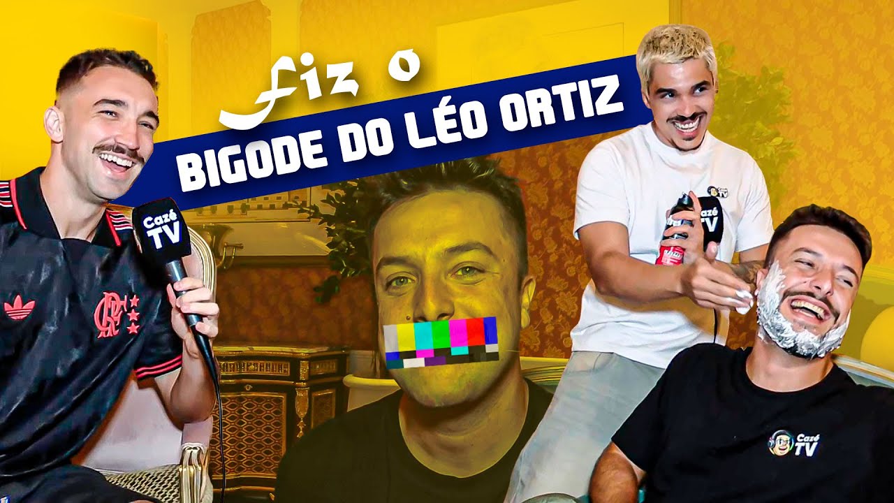 LÉO ORTIZ E CHICO MOEDAS FIZERAM A MINHA BARBA! Fiquei bem?!